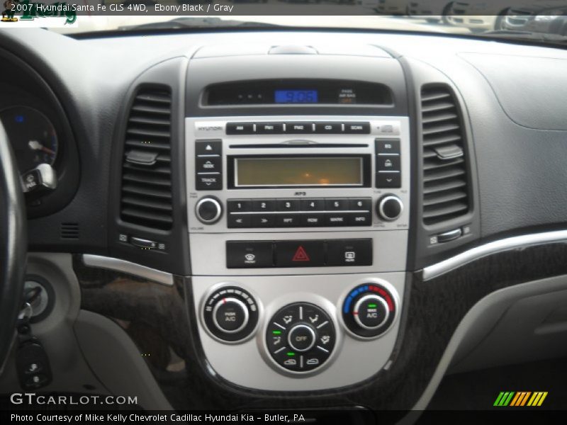 Ebony Black / Gray 2007 Hyundai Santa Fe GLS 4WD