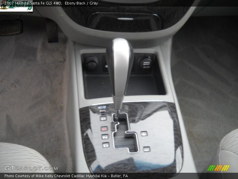 Ebony Black / Gray 2007 Hyundai Santa Fe GLS 4WD