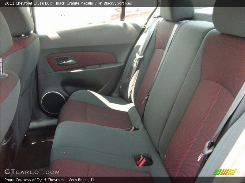  2011 Cruze ECO Jet Black/Sport Red Interior