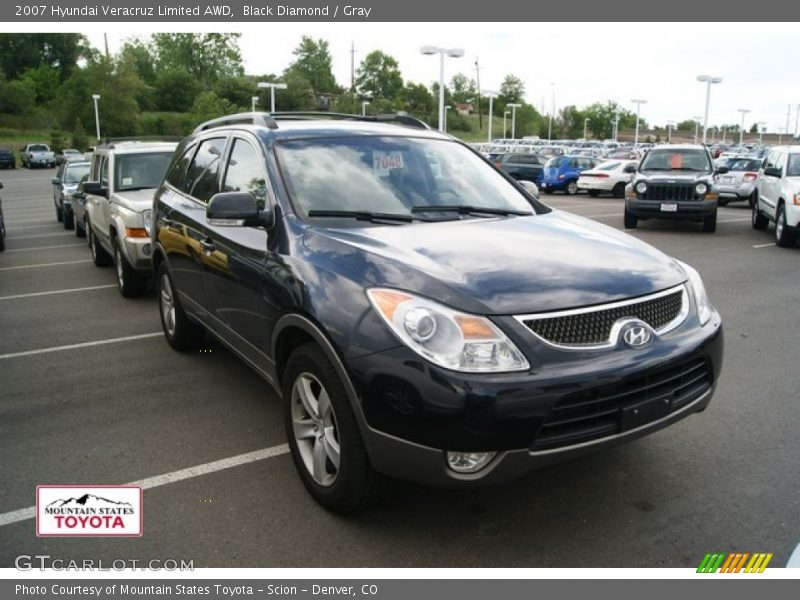 Black Diamond / Gray 2007 Hyundai Veracruz Limited AWD