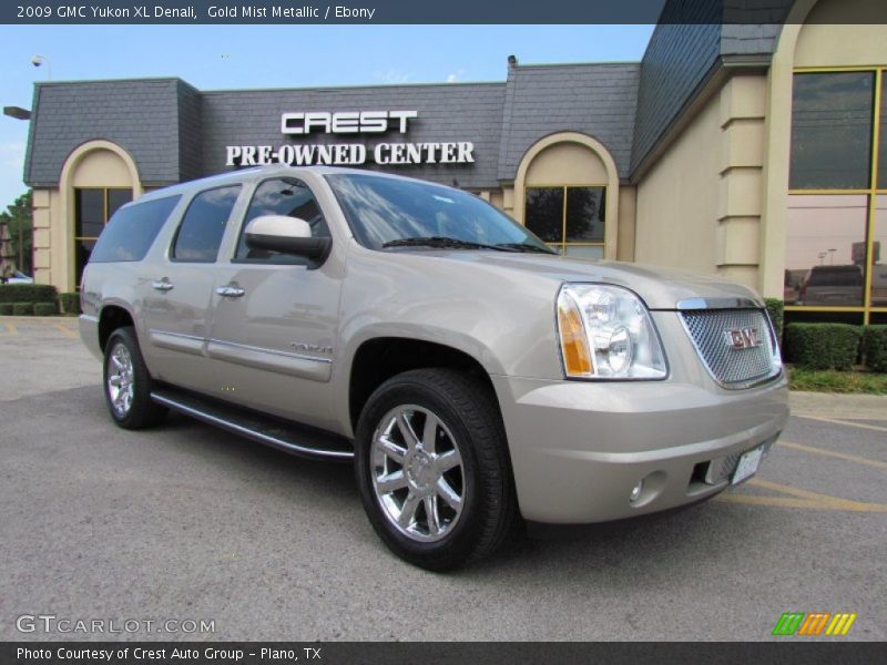 Gold Mist Metallic / Ebony 2009 GMC Yukon XL Denali