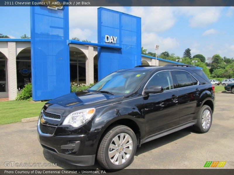 Black / Jet Black 2011 Chevrolet Equinox LT AWD