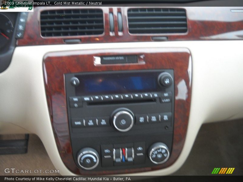 Gold Mist Metallic / Neutral 2009 Chevrolet Impala LT