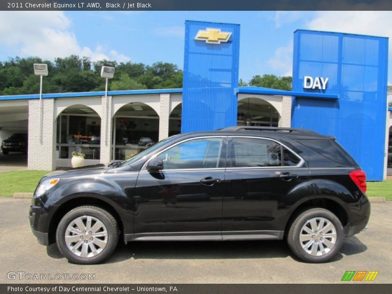Black / Jet Black 2011 Chevrolet Equinox LT AWD