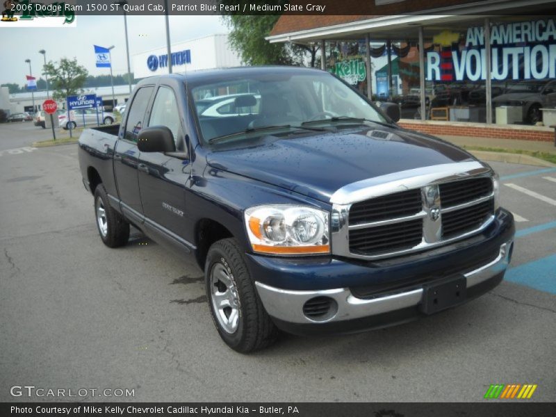 Patriot Blue Pearl / Medium Slate Gray 2006 Dodge Ram 1500 ST Quad Cab