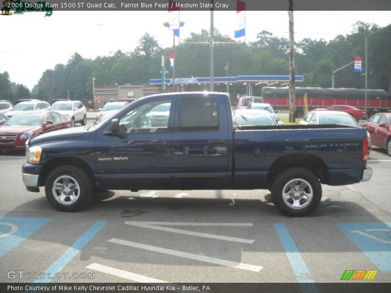 Patriot Blue Pearl / Medium Slate Gray 2006 Dodge Ram 1500 ST Quad Cab