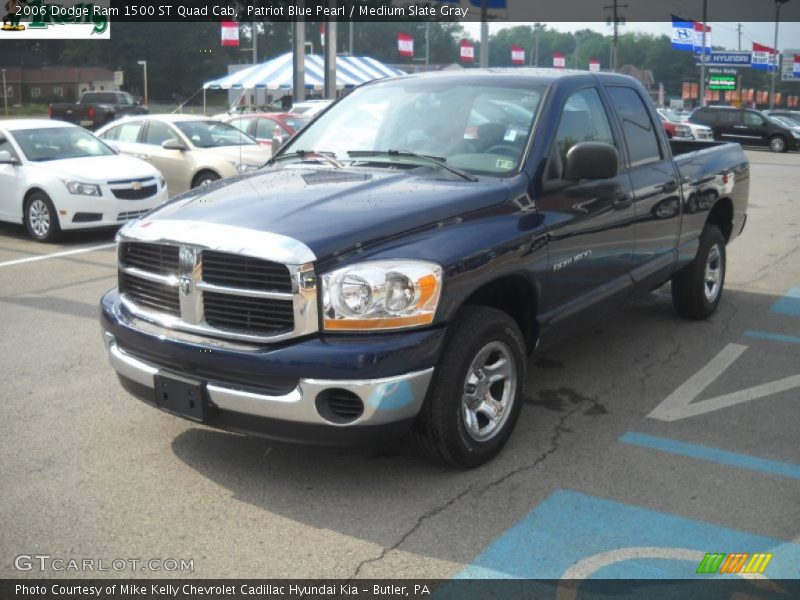 Patriot Blue Pearl / Medium Slate Gray 2006 Dodge Ram 1500 ST Quad Cab