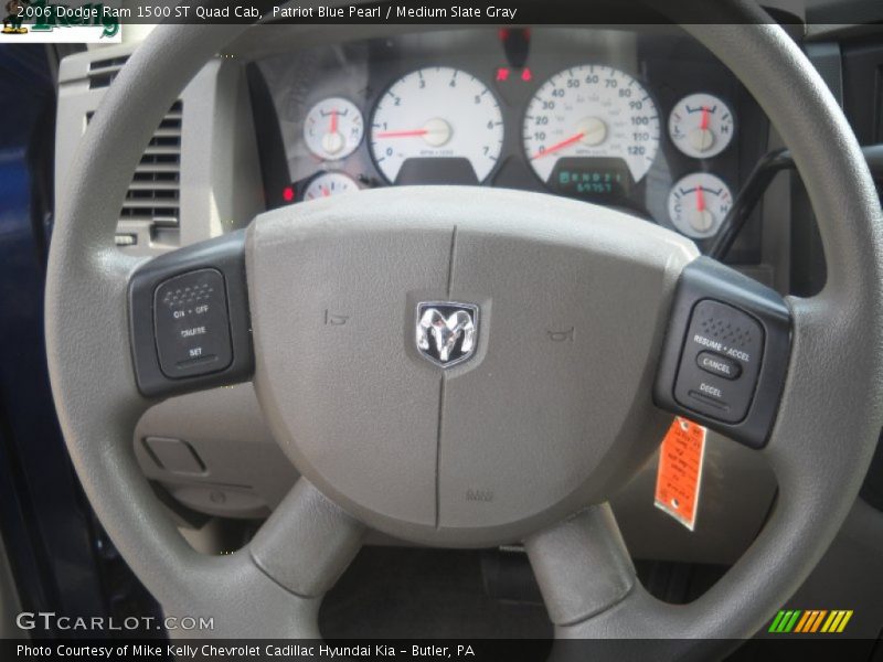 Patriot Blue Pearl / Medium Slate Gray 2006 Dodge Ram 1500 ST Quad Cab