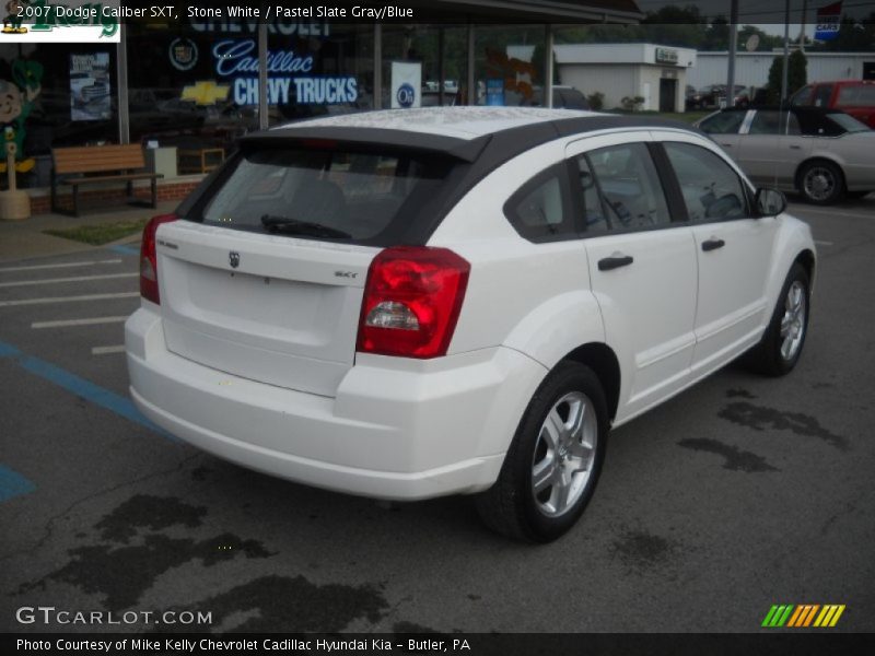 Stone White / Pastel Slate Gray/Blue 2007 Dodge Caliber SXT