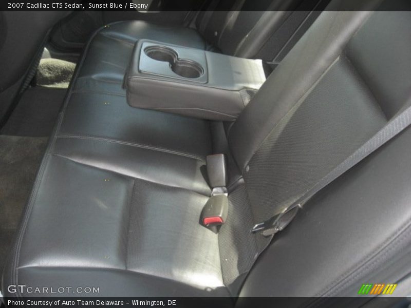 Sunset Blue / Ebony 2007 Cadillac CTS Sedan