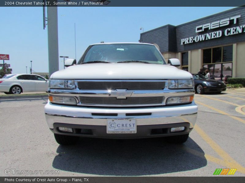 Summit White / Tan/Neutral 2004 Chevrolet Tahoe LT