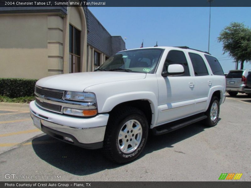 Summit White / Tan/Neutral 2004 Chevrolet Tahoe LT