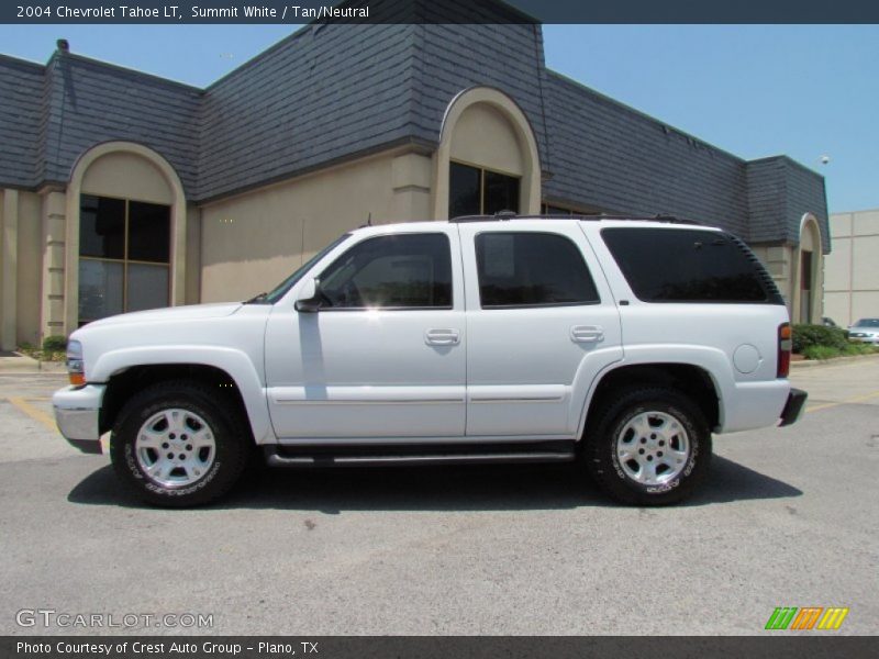 Summit White / Tan/Neutral 2004 Chevrolet Tahoe LT
