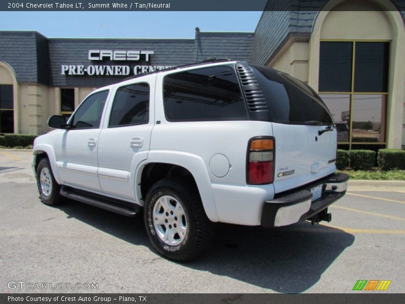 Summit White / Tan/Neutral 2004 Chevrolet Tahoe LT