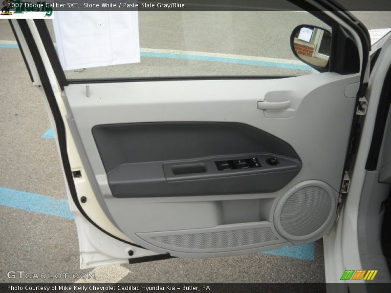 Stone White / Pastel Slate Gray/Blue 2007 Dodge Caliber SXT