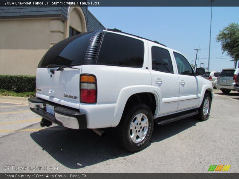 Summit White / Tan/Neutral 2004 Chevrolet Tahoe LT