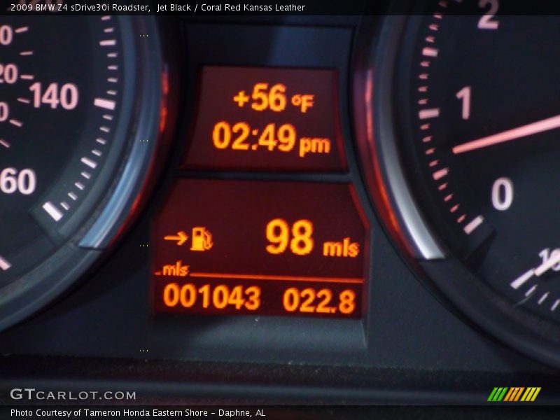 Jet Black / Coral Red Kansas Leather 2009 BMW Z4 sDrive30i Roadster