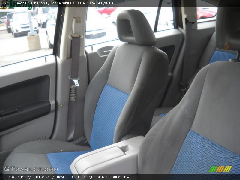 Stone White / Pastel Slate Gray/Blue 2007 Dodge Caliber SXT