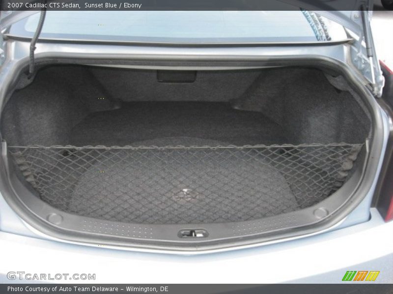 Sunset Blue / Ebony 2007 Cadillac CTS Sedan
