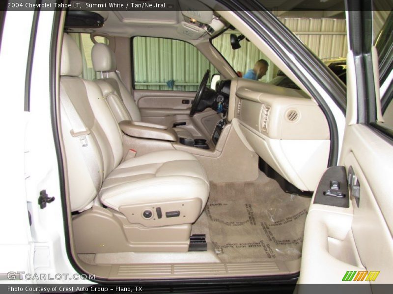 Summit White / Tan/Neutral 2004 Chevrolet Tahoe LT