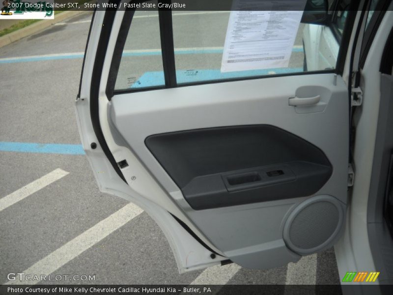 Stone White / Pastel Slate Gray/Blue 2007 Dodge Caliber SXT