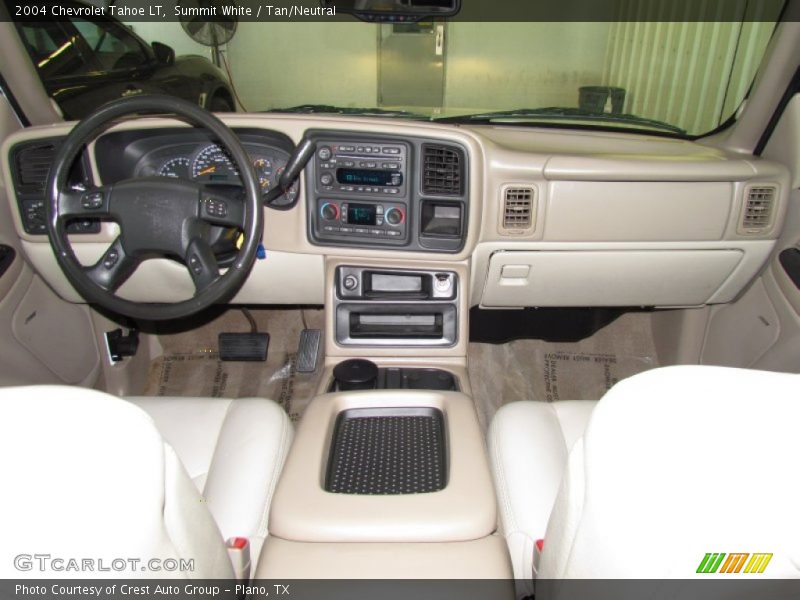 Summit White / Tan/Neutral 2004 Chevrolet Tahoe LT