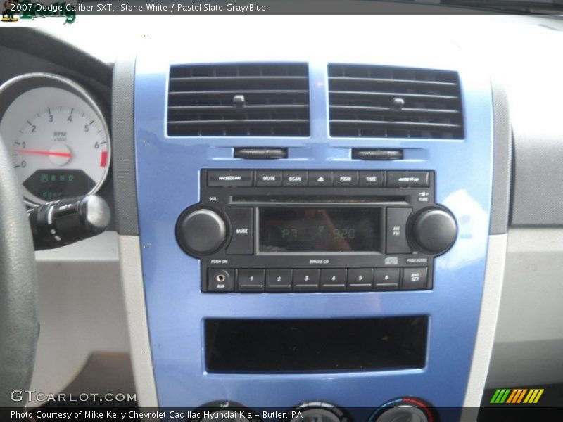Stone White / Pastel Slate Gray/Blue 2007 Dodge Caliber SXT