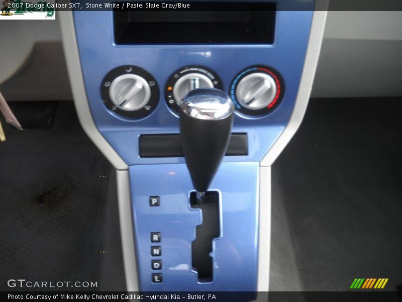 Stone White / Pastel Slate Gray/Blue 2007 Dodge Caliber SXT