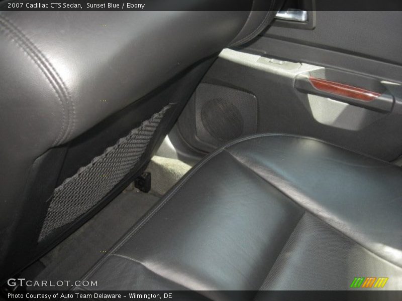 Sunset Blue / Ebony 2007 Cadillac CTS Sedan