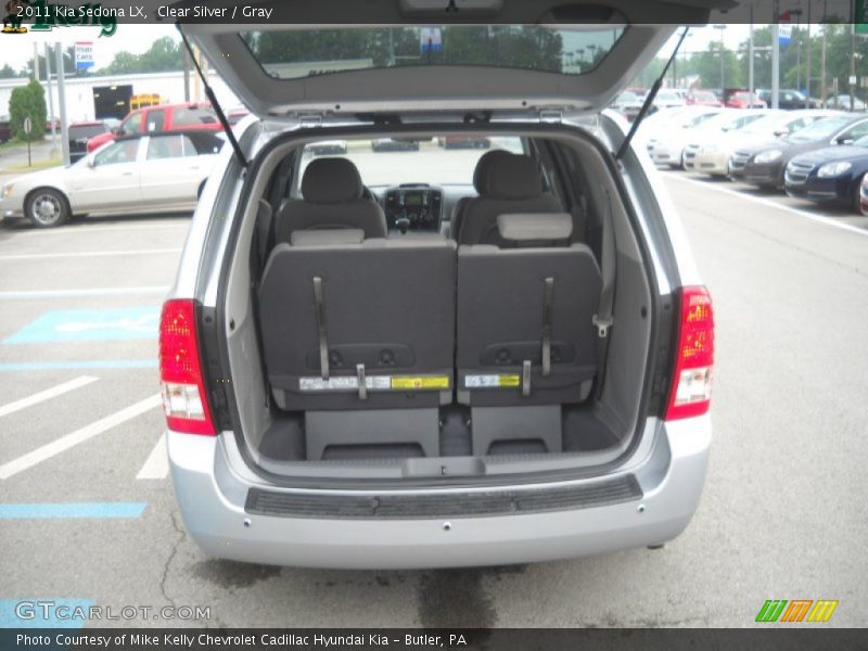 Clear Silver / Gray 2011 Kia Sedona LX