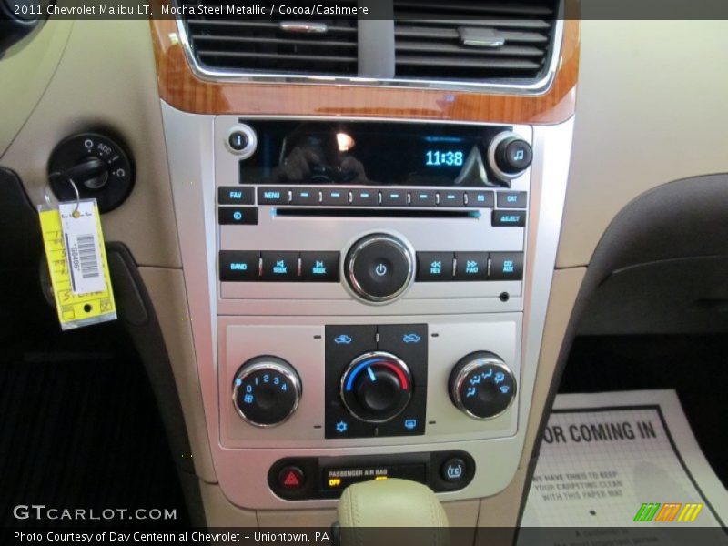 Mocha Steel Metallic / Cocoa/Cashmere 2011 Chevrolet Malibu LT
