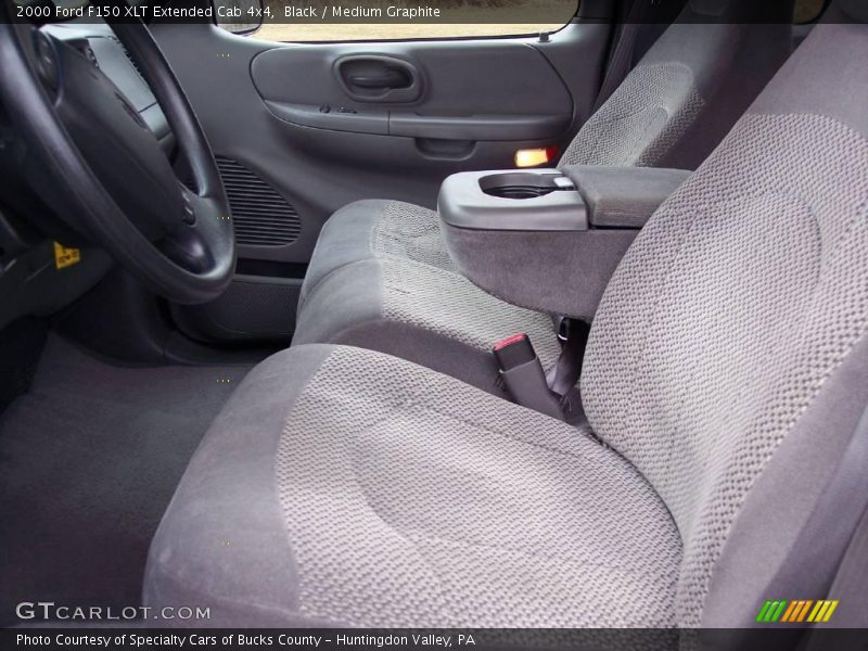 Black / Medium Graphite 2000 Ford F150 XLT Extended Cab 4x4
