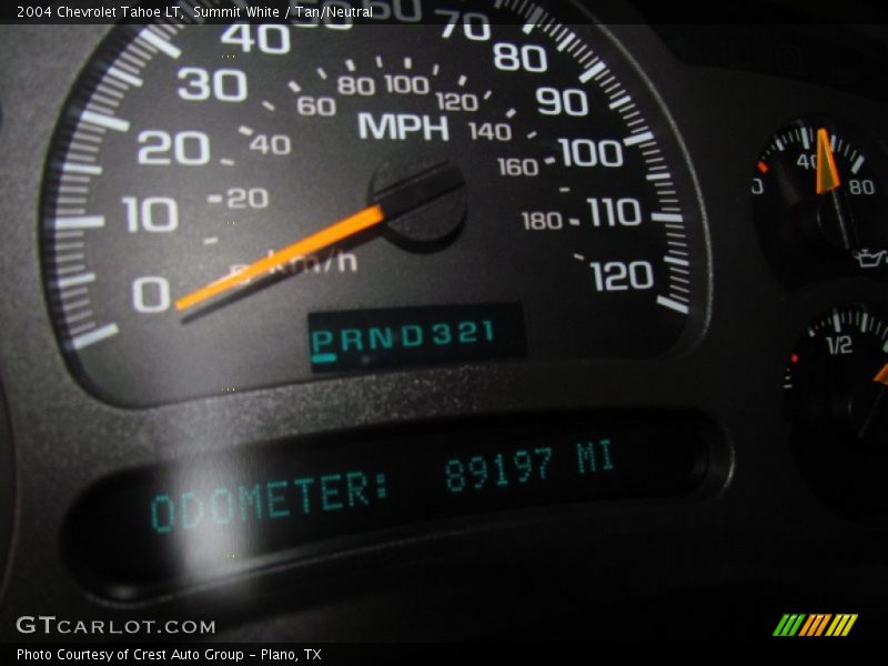 Summit White / Tan/Neutral 2004 Chevrolet Tahoe LT