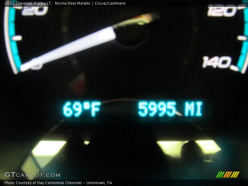 Mocha Steel Metallic / Cocoa/Cashmere 2011 Chevrolet Malibu LT