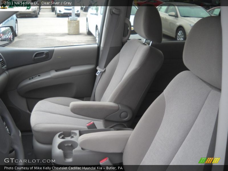 Clear Silver / Gray 2011 Kia Sedona LX