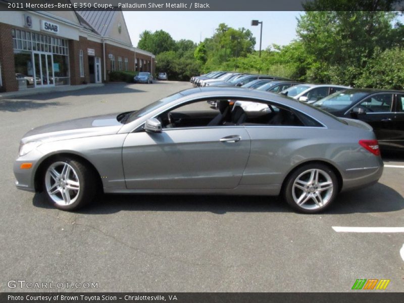 Palladium Silver Metallic / Black 2011 Mercedes-Benz E 350 Coupe