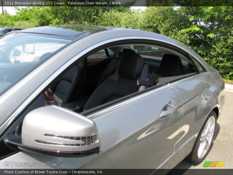 Palladium Silver Metallic / Black 2011 Mercedes-Benz E 350 Coupe