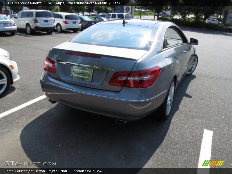 Palladium Silver Metallic / Black 2011 Mercedes-Benz E 350 Coupe