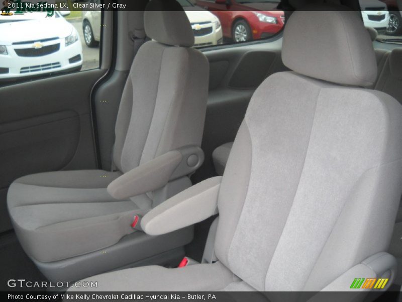 Clear Silver / Gray 2011 Kia Sedona LX