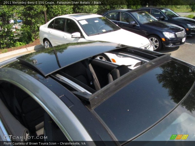 Palladium Silver Metallic / Black 2011 Mercedes-Benz E 350 Coupe