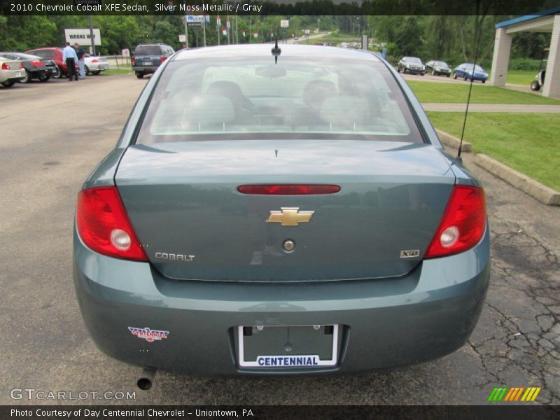 Silver Moss Metallic / Gray 2010 Chevrolet Cobalt XFE Sedan