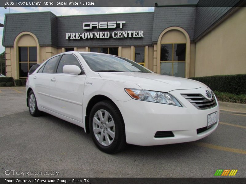 Super White / Bisque 2009 Toyota Camry Hybrid