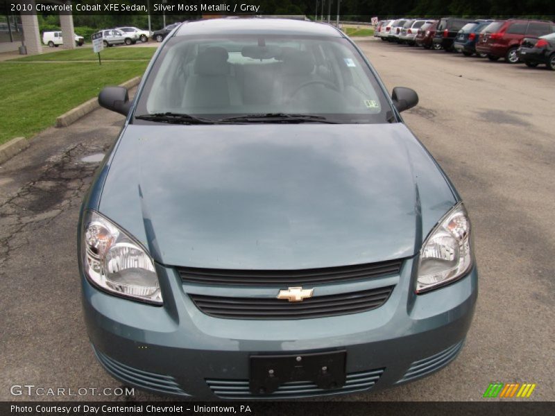 Silver Moss Metallic / Gray 2010 Chevrolet Cobalt XFE Sedan