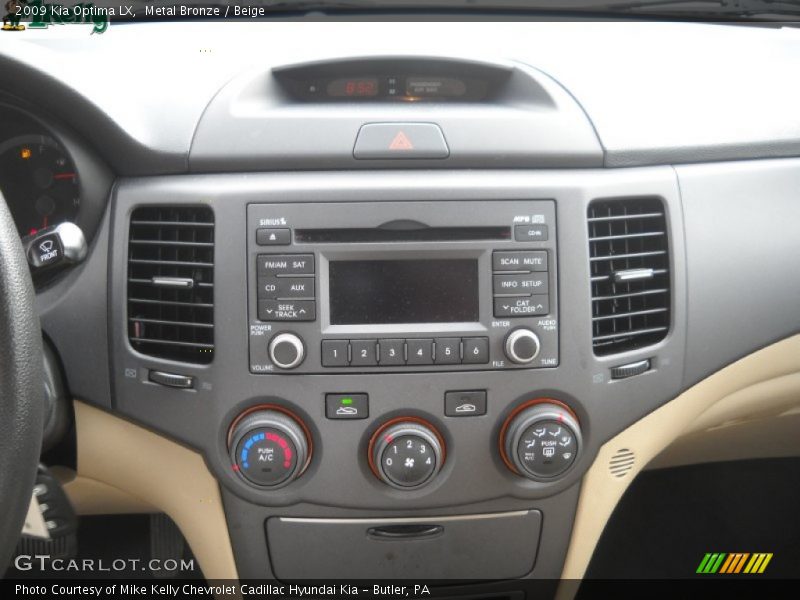 Metal Bronze / Beige 2009 Kia Optima LX