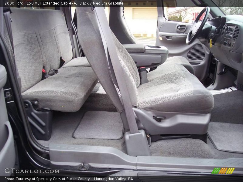 Black / Medium Graphite 2000 Ford F150 XLT Extended Cab 4x4