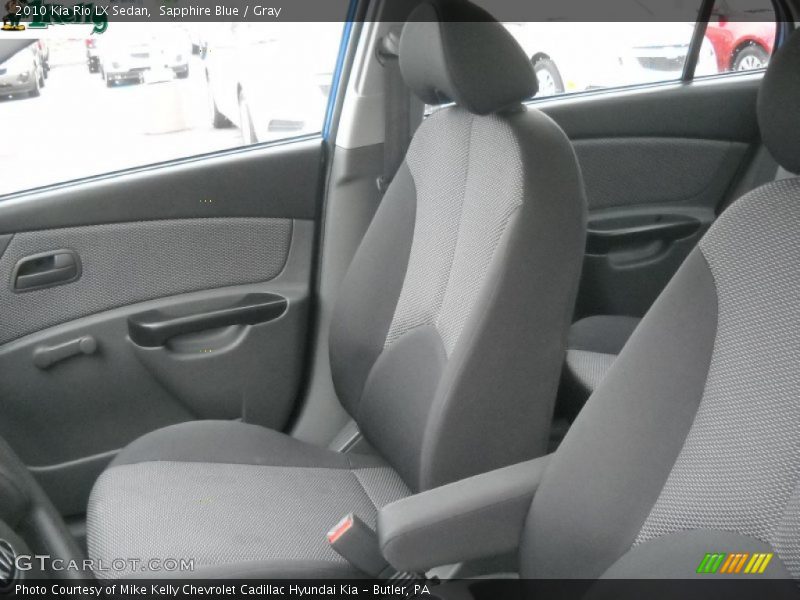 Sapphire Blue / Gray 2010 Kia Rio LX Sedan