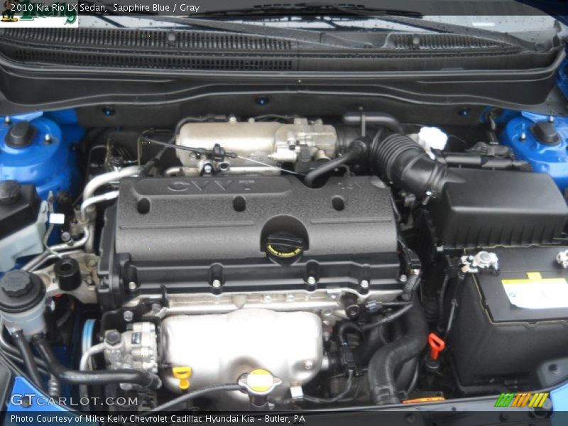 Sapphire Blue / Gray 2010 Kia Rio LX Sedan