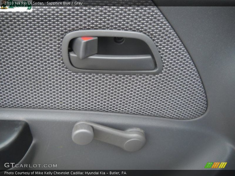 Sapphire Blue / Gray 2010 Kia Rio LX Sedan