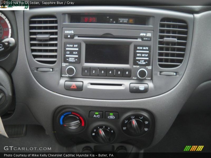 Sapphire Blue / Gray 2010 Kia Rio LX Sedan