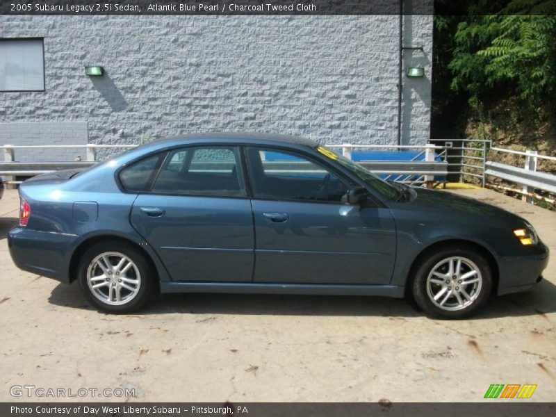 Atlantic Blue Pearl / Charcoal Tweed Cloth 2005 Subaru Legacy 2.5i Sedan